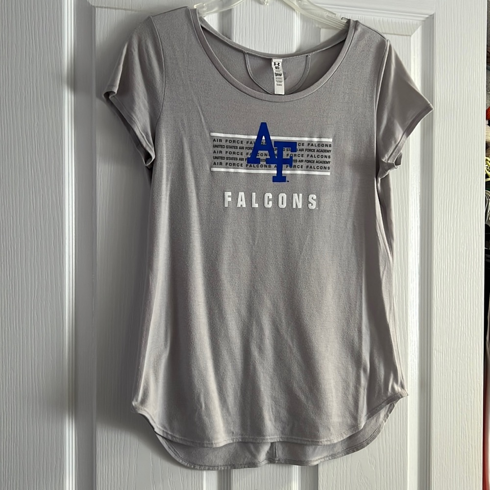 Under armor Air Force Falcons women’s gray t shirt